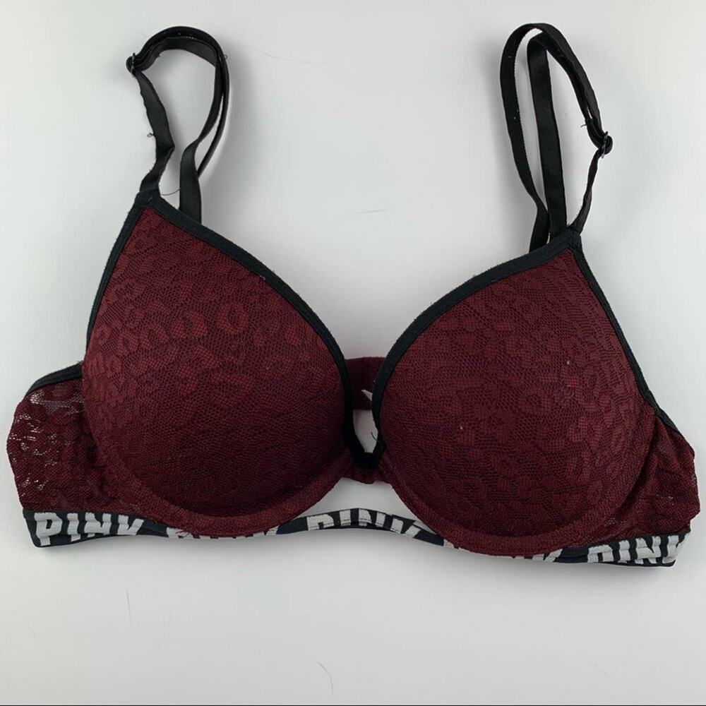 PINK Victoria’s Secret Push-Up Bra 32B #4730